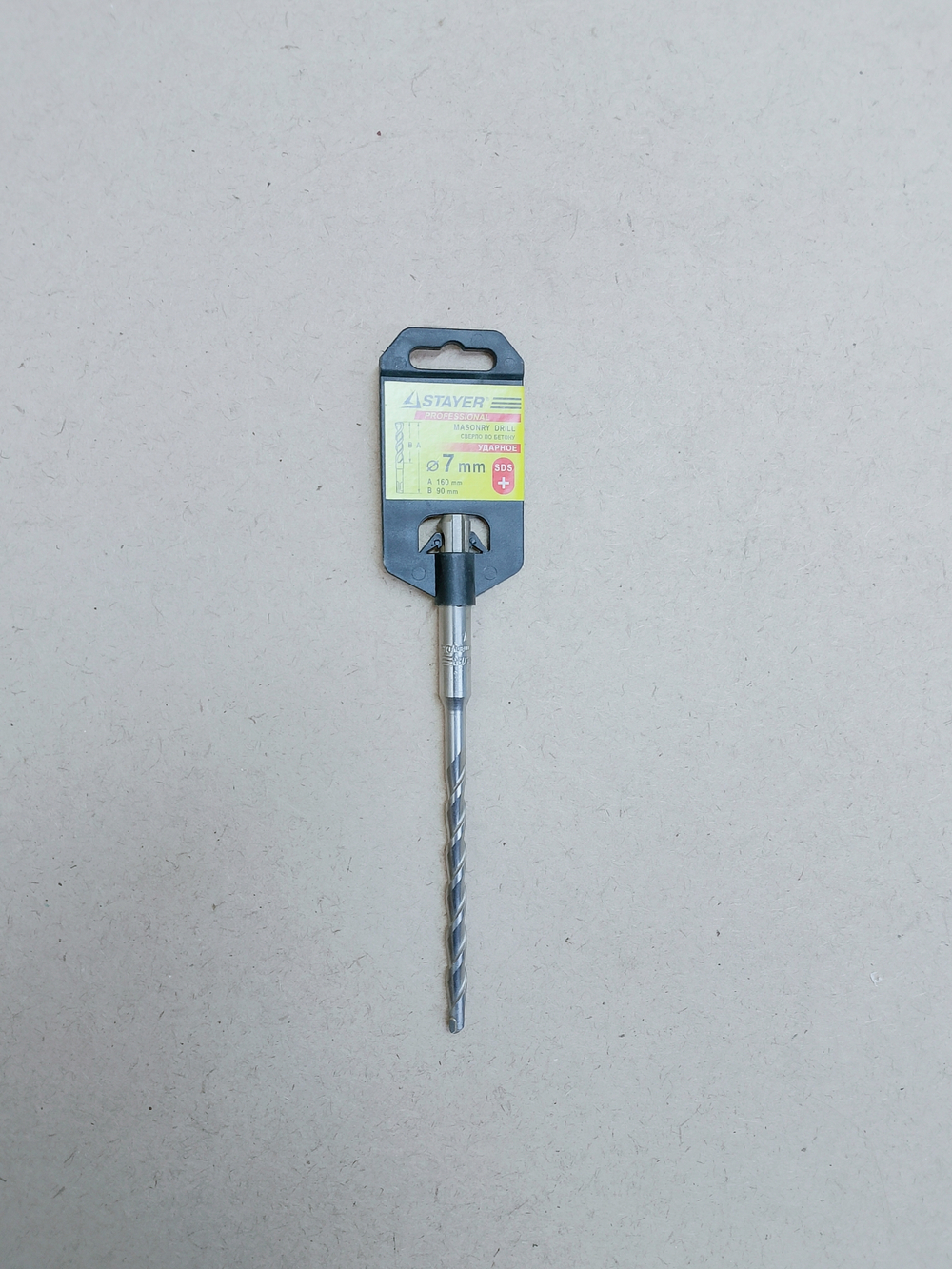 Бур Stayer PROFI по бетону хвостовик SDS+ 7*160