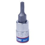 KING TONY (203315) Насадка (бита) торцевая 1/4", L = 37 мм, TORX, T15