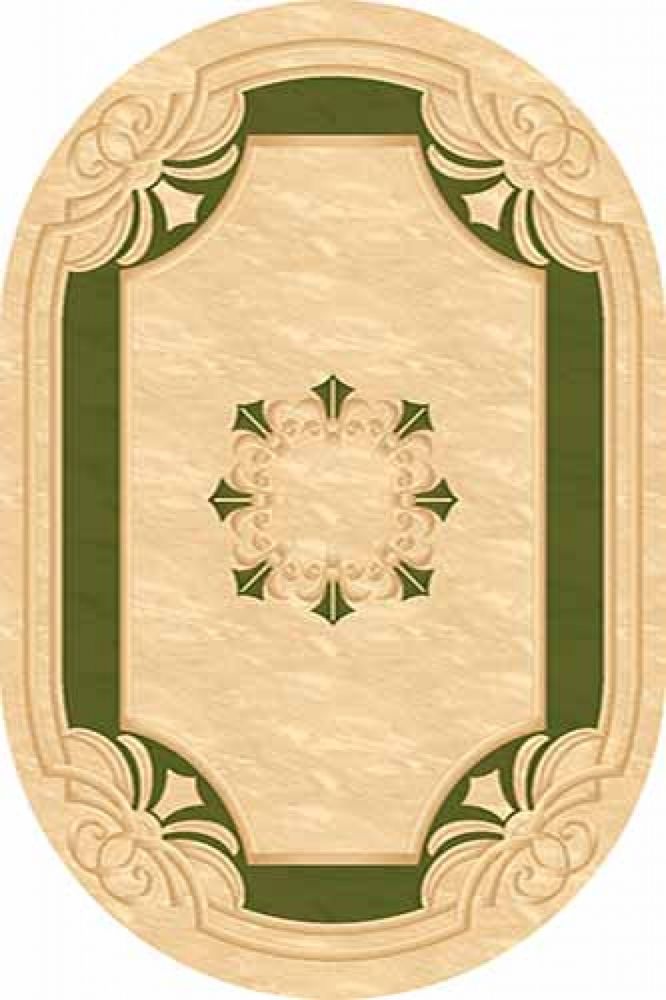 Kamea 5333 CREAM-GREEN Овал