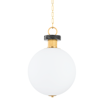 Corbett Haru Pendant, 46 cm, Vintage Brass