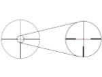 Прицел Gaut Obsidian 1-8x24, сетка X2, подсветка (точка), 30мм, 1/2 МОА, IPX7, 512г