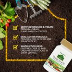 NaturesPlus, Source of Life Garden®, витамины D3 и K2, 60 веганских капсул