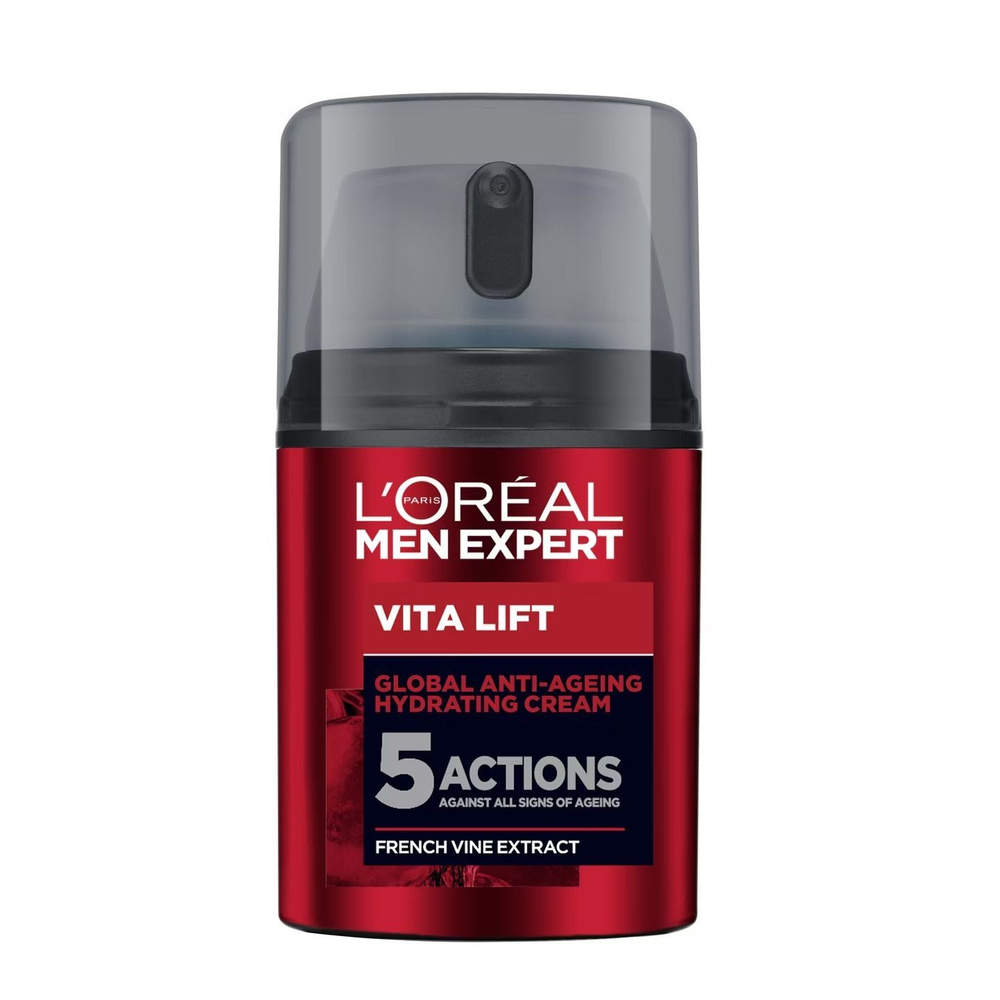 Увлажняющий гель Vita Lift 5 actions Men Expert антивозрастной 50 мл (Франция)
