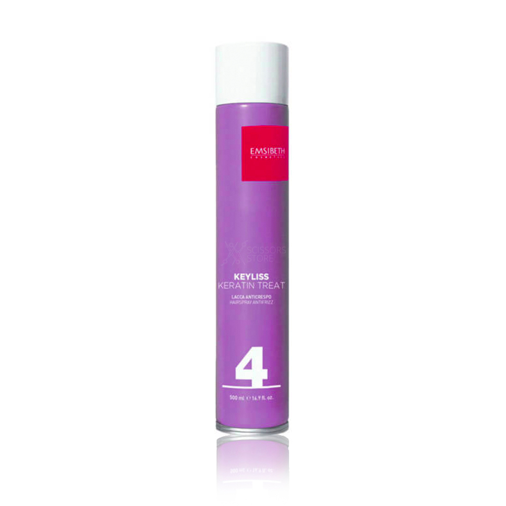 Лак для волос против завитков Emsibeth Keyliss Keratin Treat