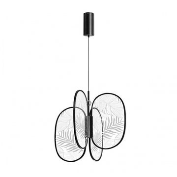 Подвесной светильник 53W 3000K 6665/53L черный L-VISION Piuma Odeon Light Exclusive
