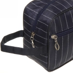 Косметичка «Classic style», цвет синий, 25*15*9см