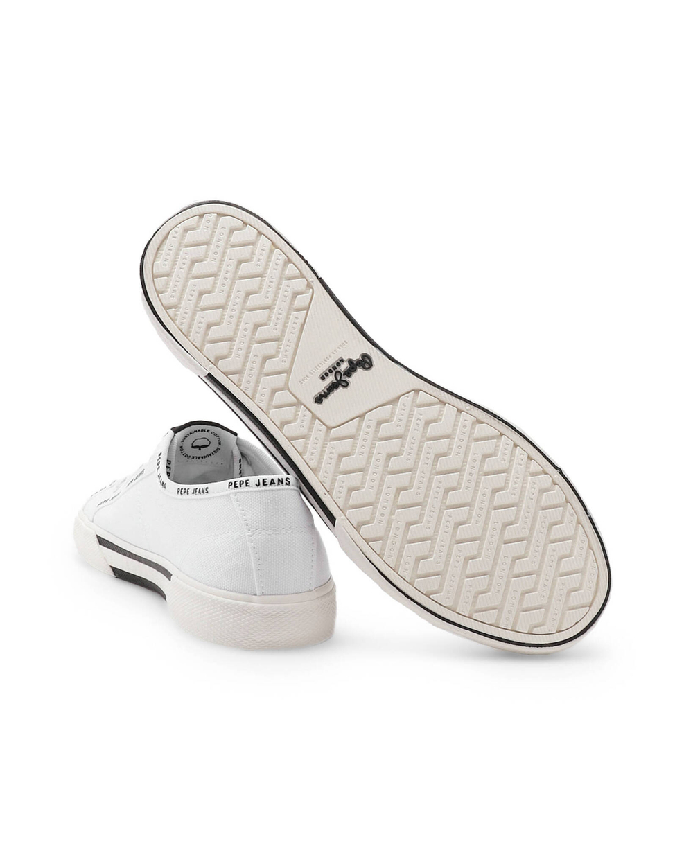 кеды brady rib w Pepe Jeans London - белый(PLS31437)