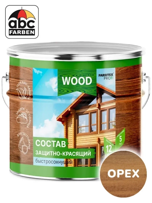 Антисептик WOOD 2в1 Орех 0.75л