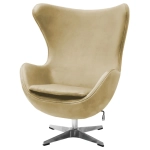 Кресло EGG STYLE CHAIR карамельный, искусственная замша