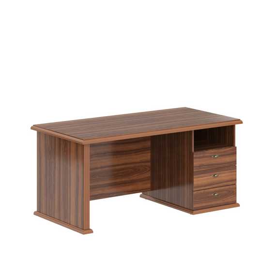 Стол руководителя однотумбовый RDT 168.A(R) 1600х800х750 RAUT