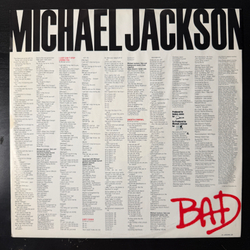 Виниловая пластинка Michael Jackson - Bad LP
