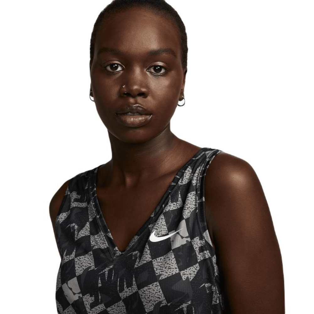 Женский топ теннисный Nike Court Dri-Fit Fall Victory Tank - black/white