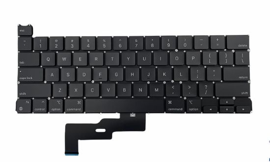 Клавиатура для MacBook Pro 13″ A2338 M1/M2 Late 2020 - Mid 2022 (Прямой Enter, USA)