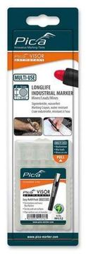 Сменные грифели для маркера Visor permanent (Белые) 4 шт. в блистере PICA-MARKER 991/52/SB