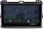 Магнитола для Toyota Land Cruiser Prado 120, Lexus GX470 (экран климата внизу) - Kuberg DUDU7 OL-9696 QLed+2K, Android 13, Быстрейшая, UIS7870 (DUDU7), CarPlay, SIM-слот