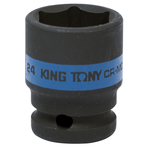 KING TONY (453524M) Головка торцевая ударная шестигранная 1/2", 24 мм