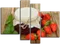 Модульная картина " Клубничное варенье "