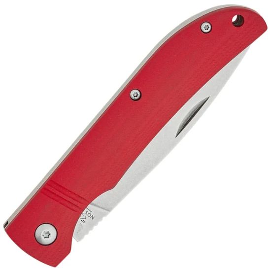 Складной нож Bear & Son Slip Joint D2, рукоять красный G10