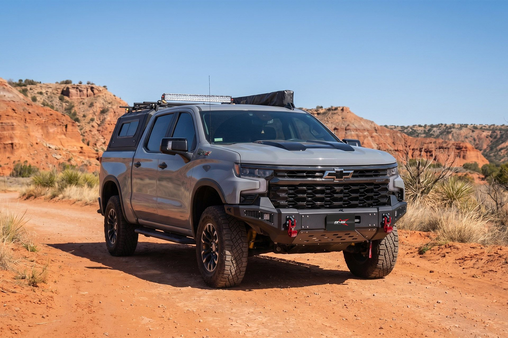 Бампер силовой передний BMS PRO-Line для Chevrolet Silverado 2022-2026 ZR2