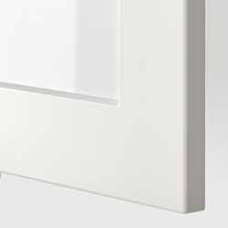 IKEA STENSUND  (ИКЕА СТЕНСУНД)  -  Дверь стеклянная - белый 40x40 см