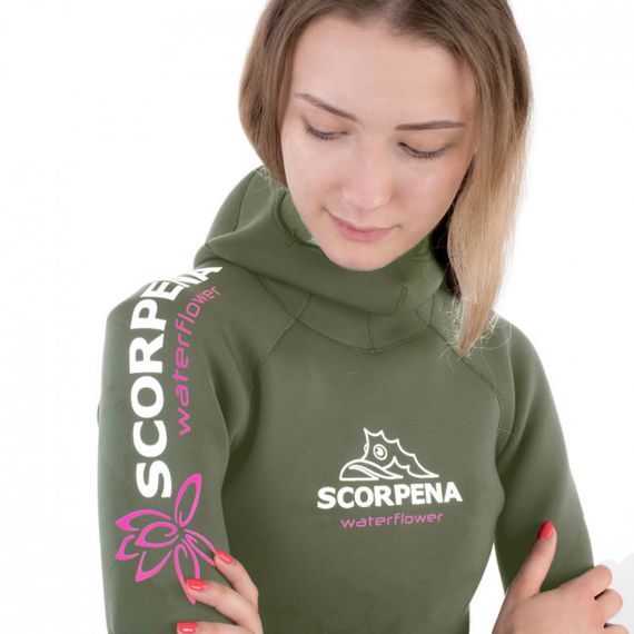 Гидрокостюм женский длинный комбинезон Scorpena W2+ 7 мм