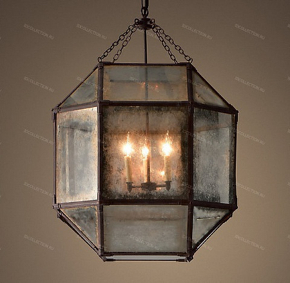 Потолочный светильник PARISIAN OCTAGONAL ANTIQUED MIRROR Restoration Hardware