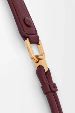 Loewe Маленькая сумка Madrid из мягкой телячьей кожи, бургунди