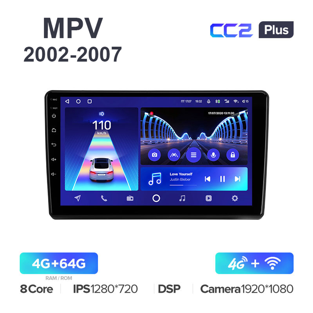 Teyes CC2 Plus 9"для Mazda MPV 2002-2007