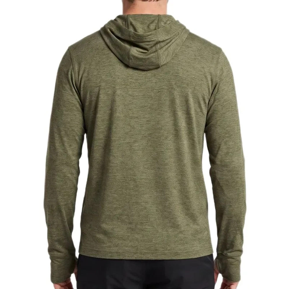 Мужская теннисная кофта BOSS Active Hoodie - open green