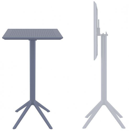 Стол пластиковый барный складной Sky Folding Bar Table 60