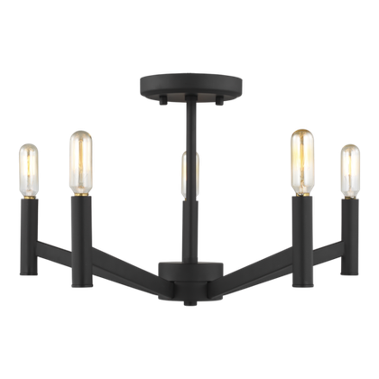 Потолочный светильник Visual Comfort Vector Five Light Semi-Flush Mount