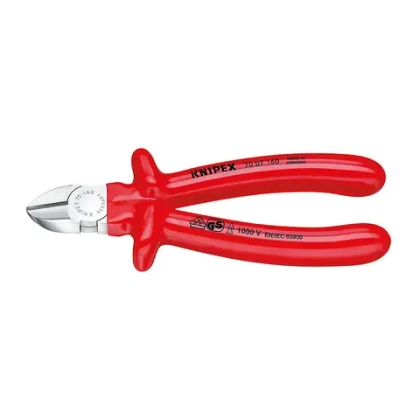 Кусачки боковые хромированные 180 мм Knipex 70 07 180