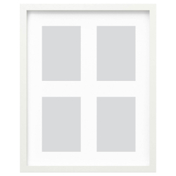 IKEA RÖDALM (ИКЕА РОДАЛМ) — Фоторамка для 4 фотографий, белая, 40x50 см