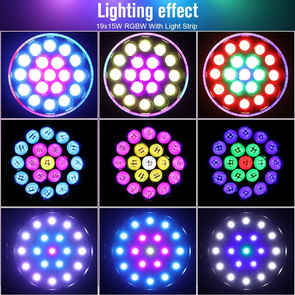 Вращающаяся голова LED Wash 19*15 P, Big Dipper