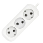 Удлинитель бытовой 3 гн, 7 м, ПВС, 2х1 мм2, б/з, Smartbuy, SBE-10-3-07-N