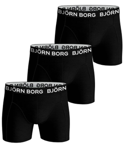 Спортивные боксерки Bj_rn Borg Shorts Solid 3P B - black beauty