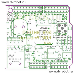 Щит Ардуино - UBLOX/NEO