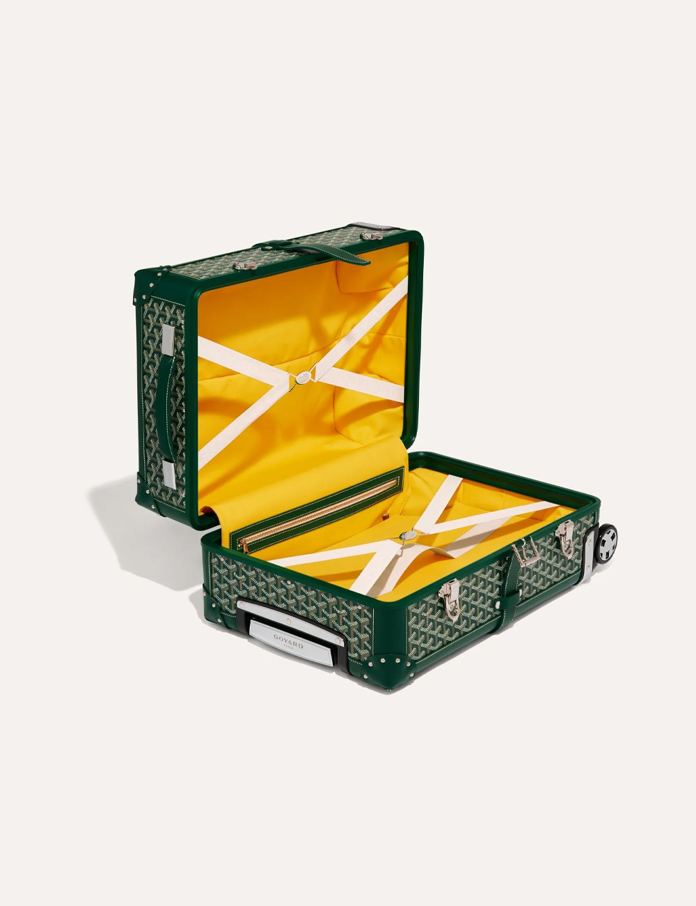 Чемодан Goyard Bourget PM Trolley Case "Green"