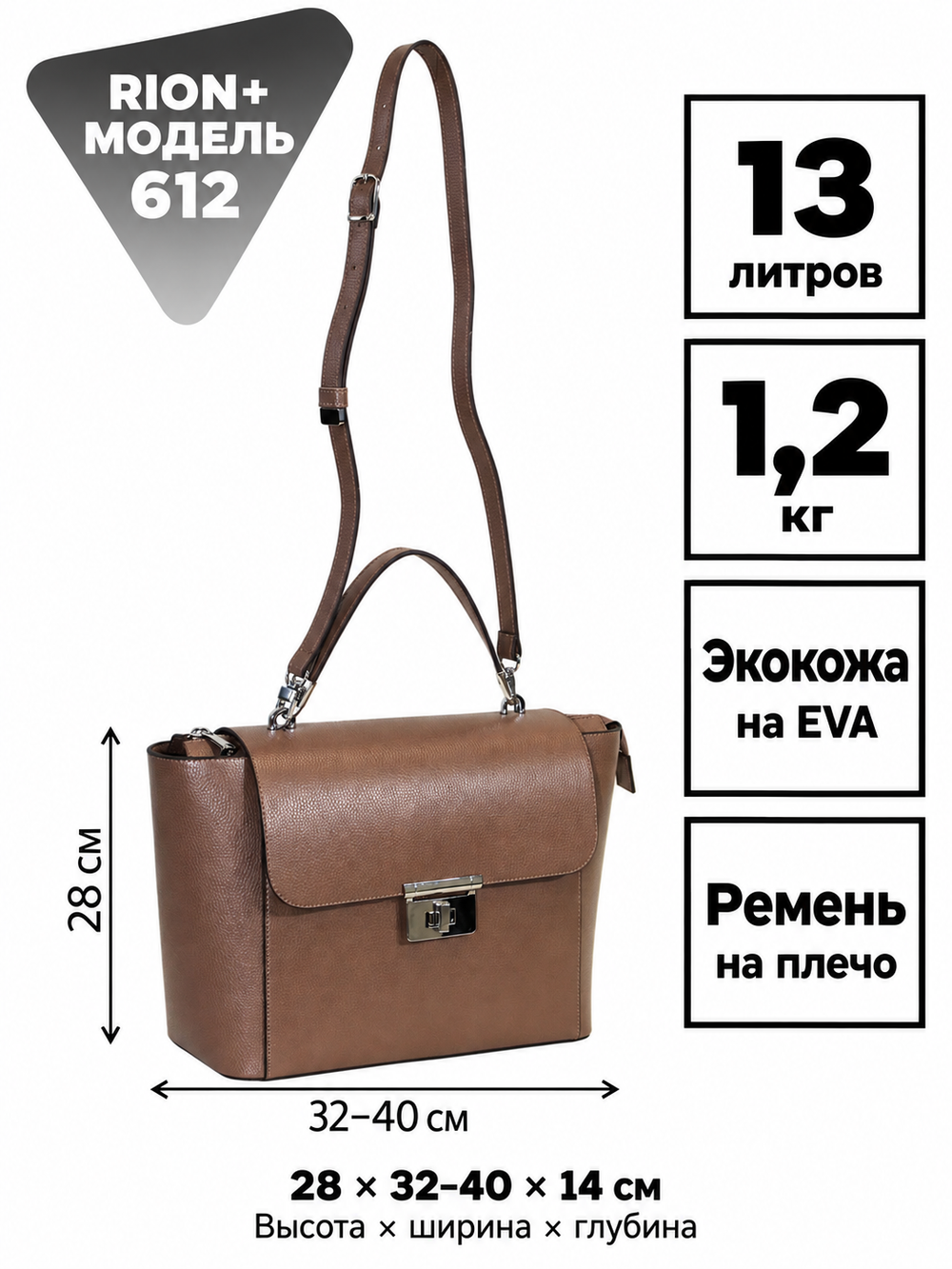 RION+ 612BRW — инфографика