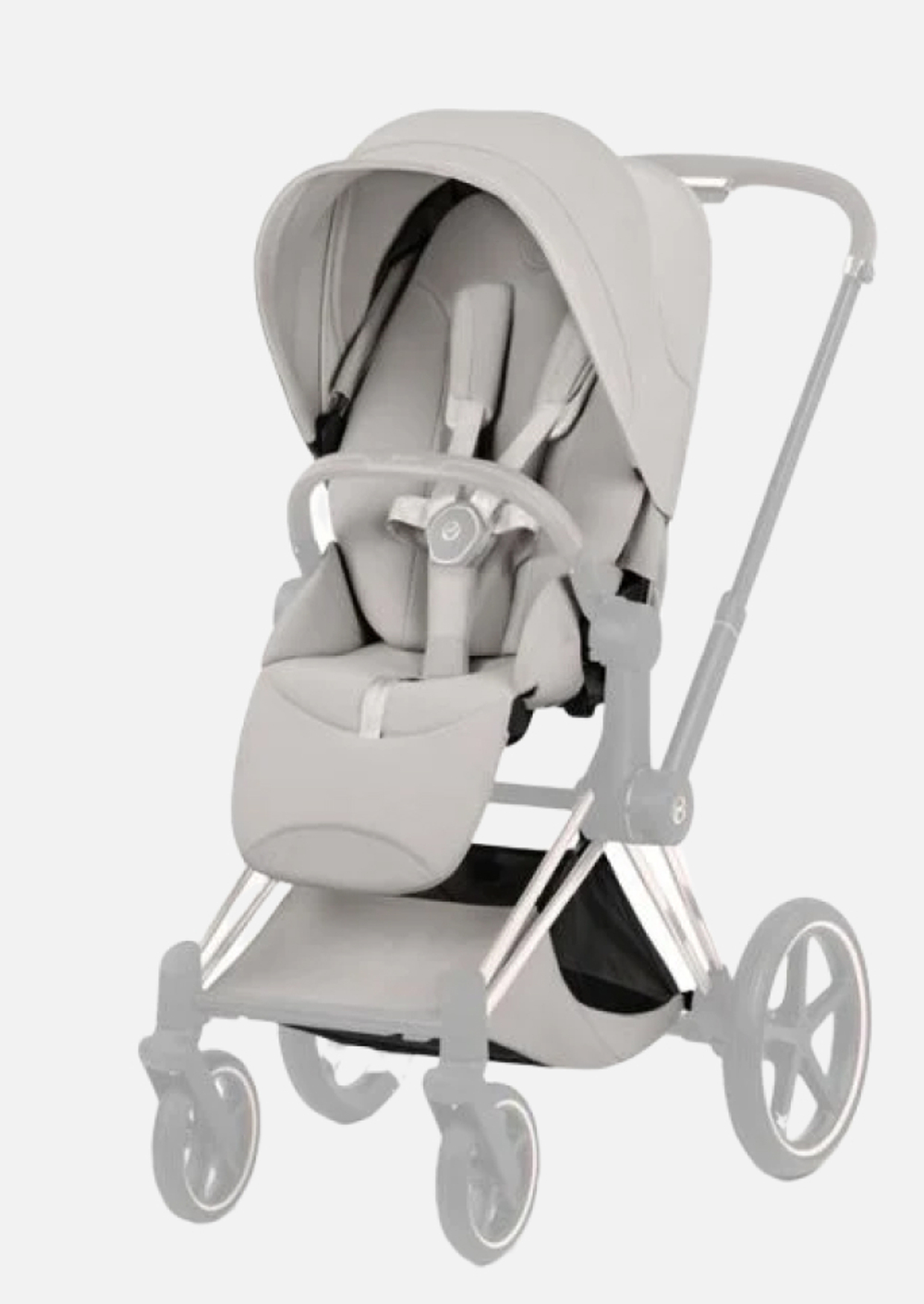 Коляска Cybex Priam V Style Chrome Brown 2 в 1 City Grey