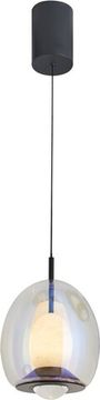 Светильник подвесной LED 10W 3000К 4031/00/01PL чёрный/прозрачный Geolight Stilfort