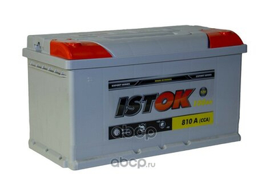 Аккумулятор ISTOK 100 А/ч прямой L+ 353x175x190 L5 EN 810 А