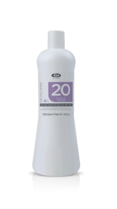 Оксидант-лосьон для волос 6% – Lisap Delicate Oxidizing Emulsion for hair 20 vol 1000 мл