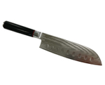 Кухонный нож Сантоку TuoTown FT-series 18см,VG10, DAMASCUS, G10, арт.217008