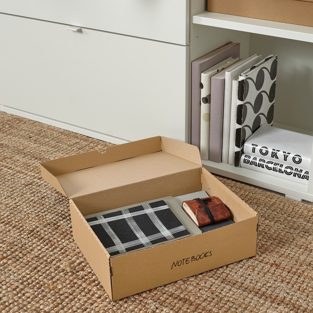 IKEA VATTENTRÅG (ИКЕА ВАТТЕНТРОГ) — Коробка с крышкой, 32x23x10 см, фото 2