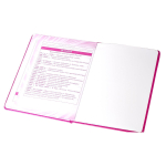 Дневник школьный Alingar 1-11 кл., 48л., 7БЦ, иск.кожа, тиснение, "Flamingo Yellow"