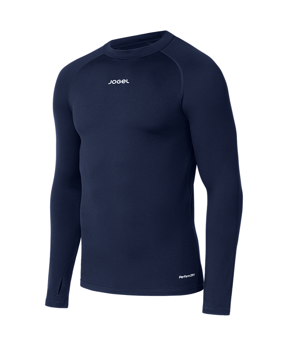 Лонгслив компрессионный утепленный JOGEL CAMP 2 PerFormDRY Baselayer Top Warm, темно-синий