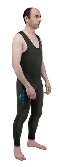 Гидрокостюм AquaTeam Hunter 9 мм ультраспан/открытая пора оливковый