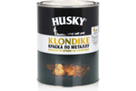 КРАСКА HUSKY-KLONDIKE МЕТ/МАТОВЫЙ ЧЕРНАЯ RAL 9005 0,9Л