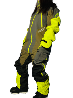 Комбинезон EXTREME 2.0 Man Grey - Brown - Lime Утепленный (100) (M)